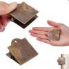 Antique Bronze Small  Binder Clamps Vintage Document File Organizer New Page Holder  Office