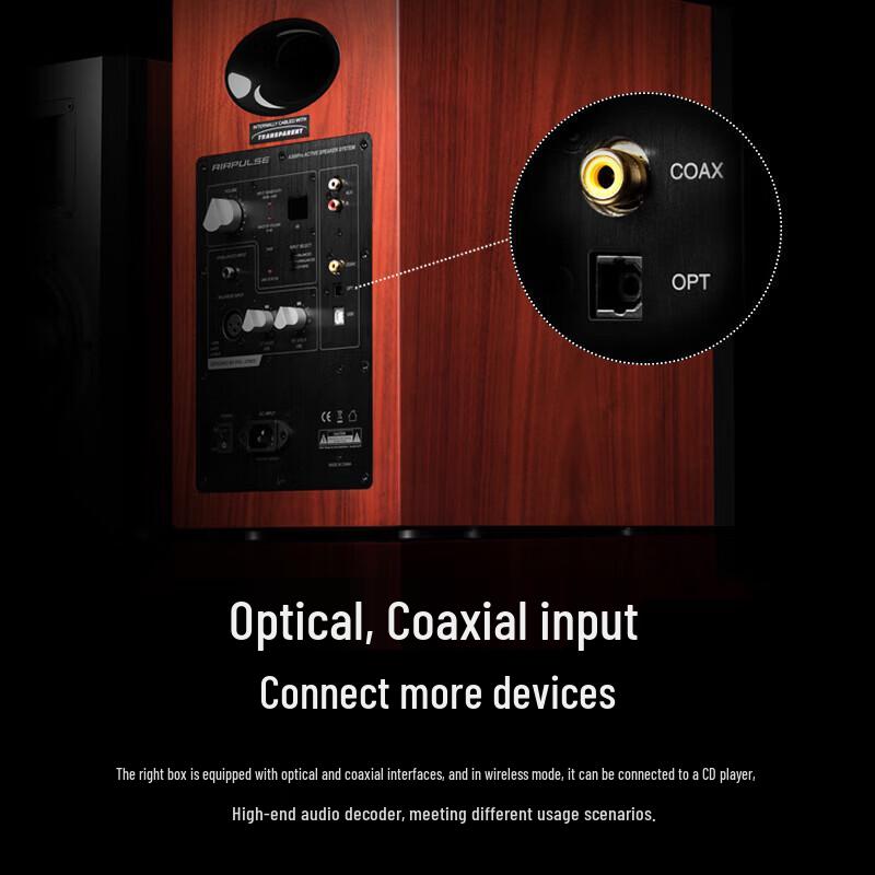 Edifier AIRPULSE A300 Pro Hi-Fi Active Bookshelf Speakers CN Plug (adapter Included)