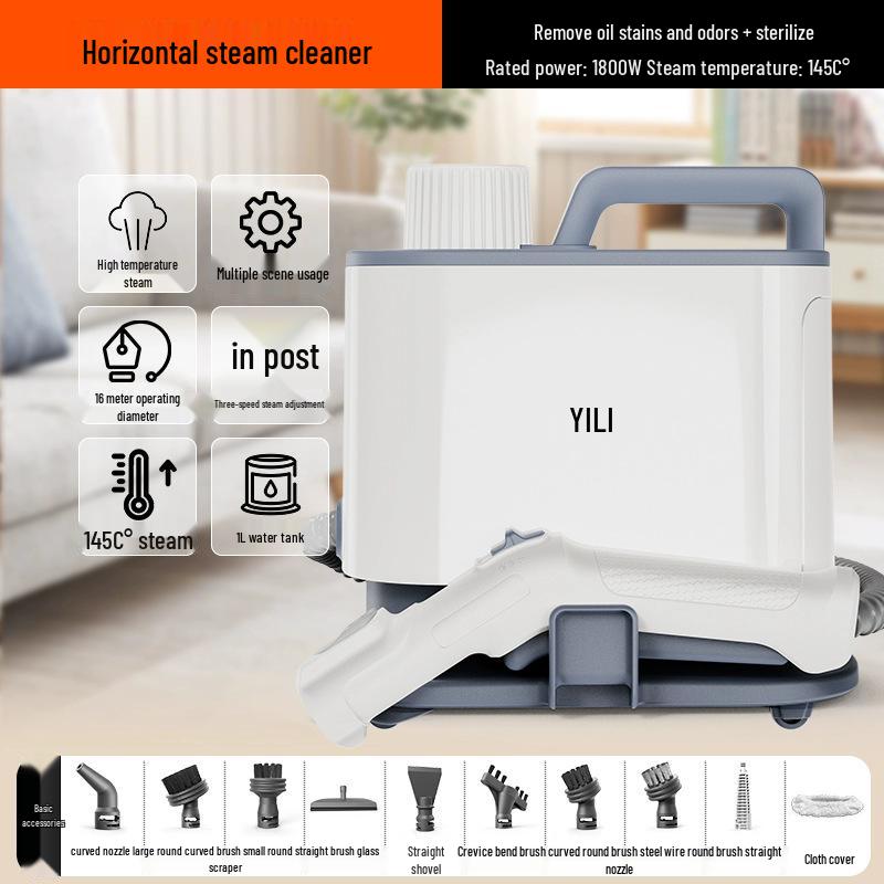 Nettoyeur Vapeur Haute Température Multifonctionnel Yili pour Maison, Cuisine, Toilettes, Climatiseur et Élimination de la Graisse.