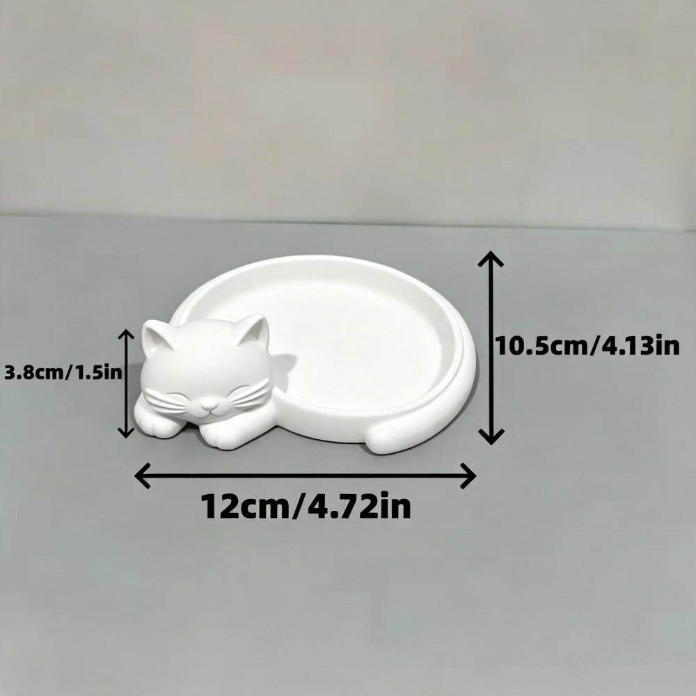 Squatting Design Desktop Storage Tray Storage Function Decorative Trinket Dish  Gift Giving