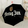 Etichetta Birra Hertog Jan Ombrello Automatico Portatile Compatto 8 Stecche Leggero Design Pieghevole Perfetto per Avventure all'Aperto Ombrello Pieghevole Compatto