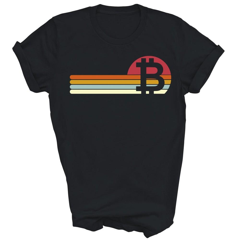 

Vintage Btc Bitcoin Trade Crypto currency Unisex Shirt Gift 4XL