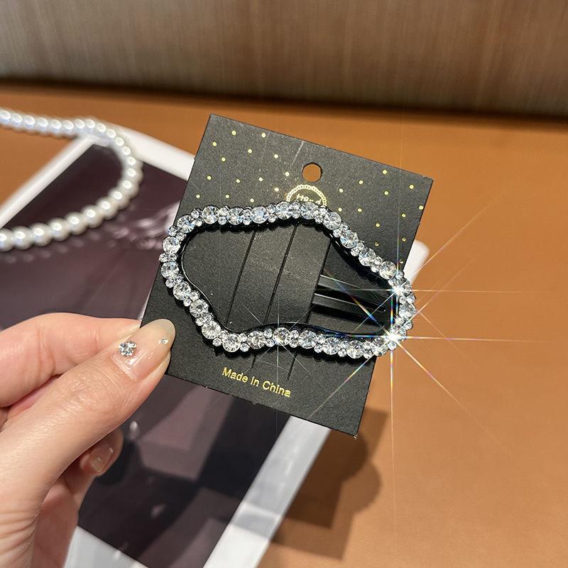 

Новая женская заколка для волос, полностью инкрустированная бриллиантами, в форме облака, заколка для волос на затылок, заколка для завершения прически с выбившимися волосами, заколки-крабы, стразы, головные уборы 2pcs