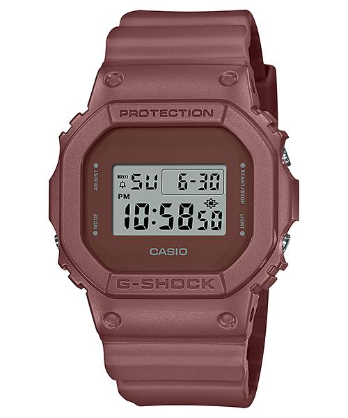 

Casio G-SHOCK Men s Resin 200M Water Resistant Shock Resistant Alarm Quartz Watch DW-5600ET-5 коричневый