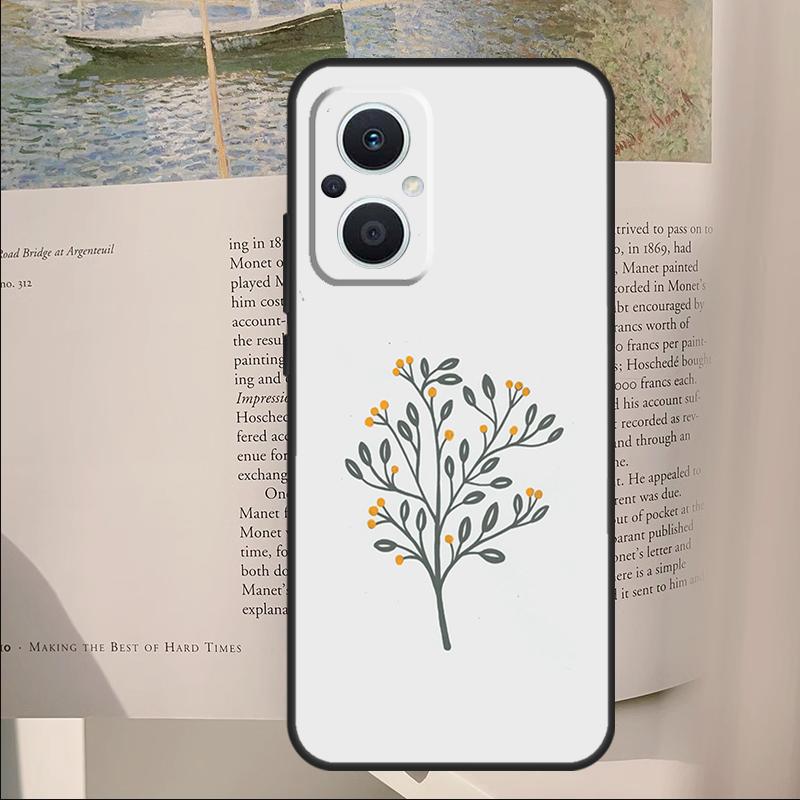 Purple Background Pattern Cover For OPPO Reno 10 12 13 14 Pro 11 F 12F 13F 14F 7 8 Lite OPPO Find X9 X6 X5 X8 Pro Case