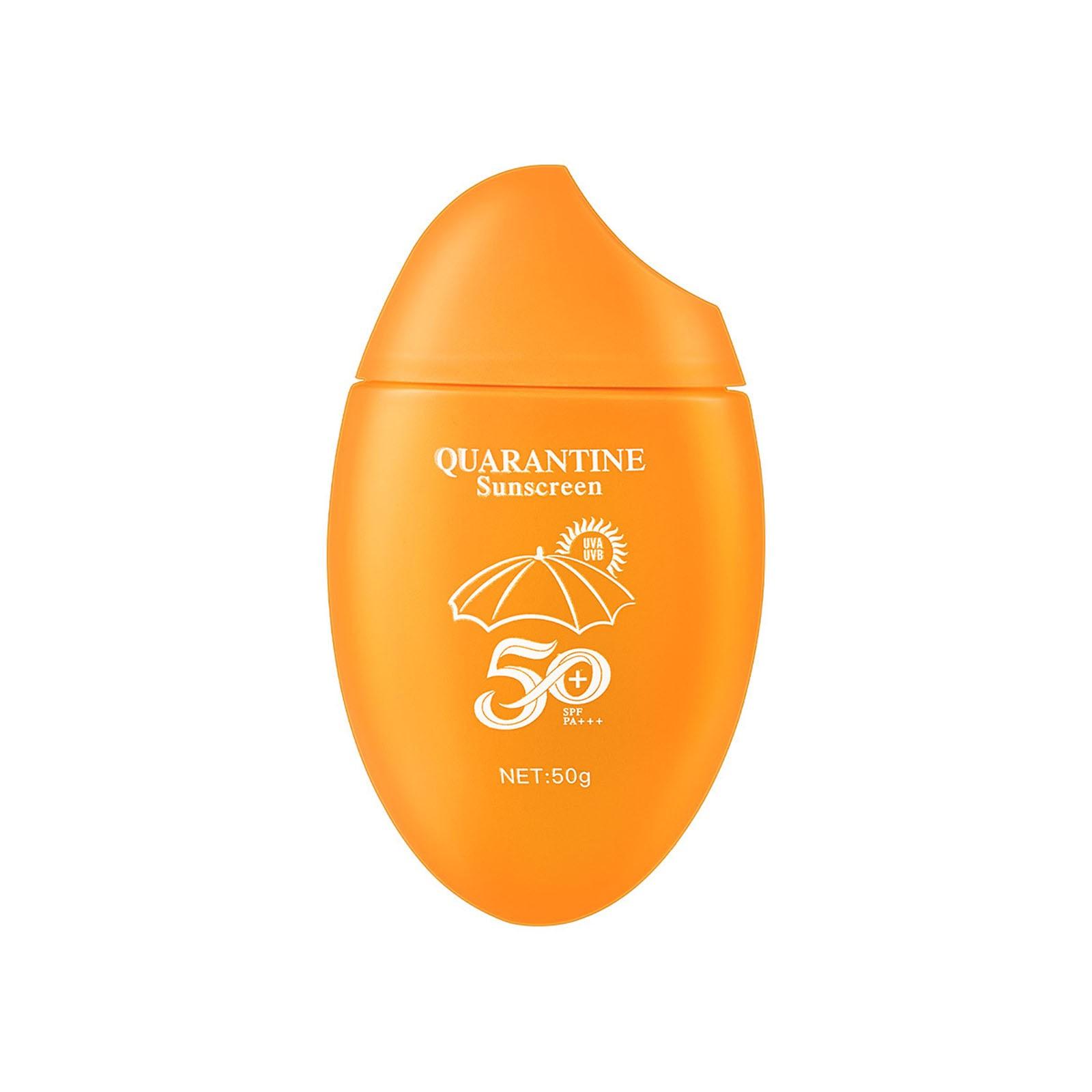 

Travel Size Sunscreen Lightweight Non-greasy Fast Absorbing Sunscreen Lotion Waterproof Sunscreen(50g)