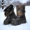 Men's Waterproof Non-Slip Large Snow Boots with Thick Velvet Lining