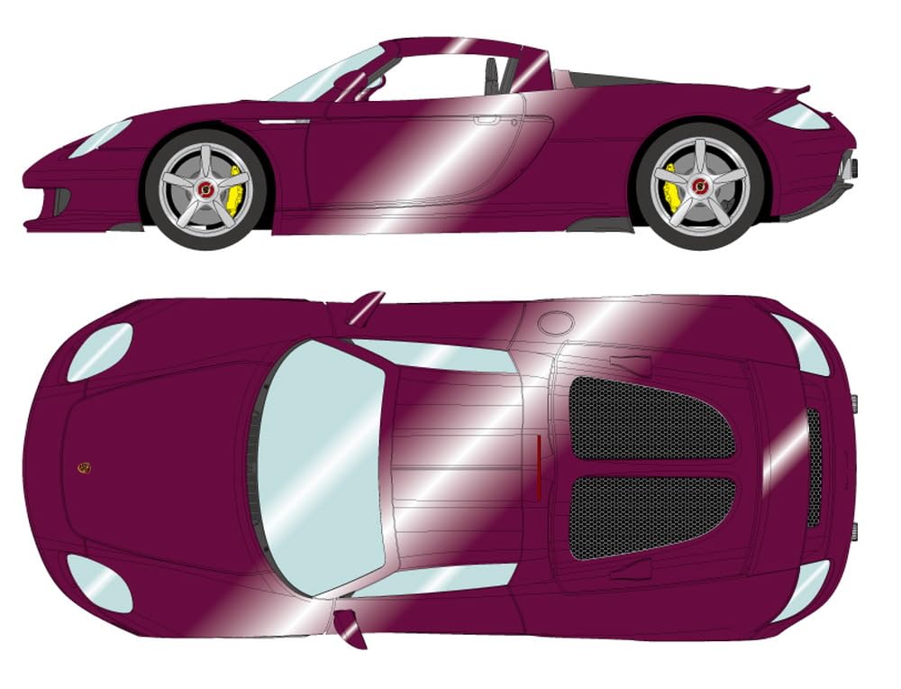 

Макияж EIDOLON Porsche Carrera GT 2004 Аметистовый металлик Готовая модель 1/18