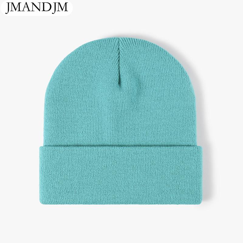 Disponibile Cappello a cuffia doppio ispessito caldo autunno e inverno cappello lavorato a maglia da donna semplice da uomo