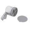 Grey Flour Sifter 2-Layer Powder Sifter Durable Baking Sieve  Flour Sugar Cocoa Powder