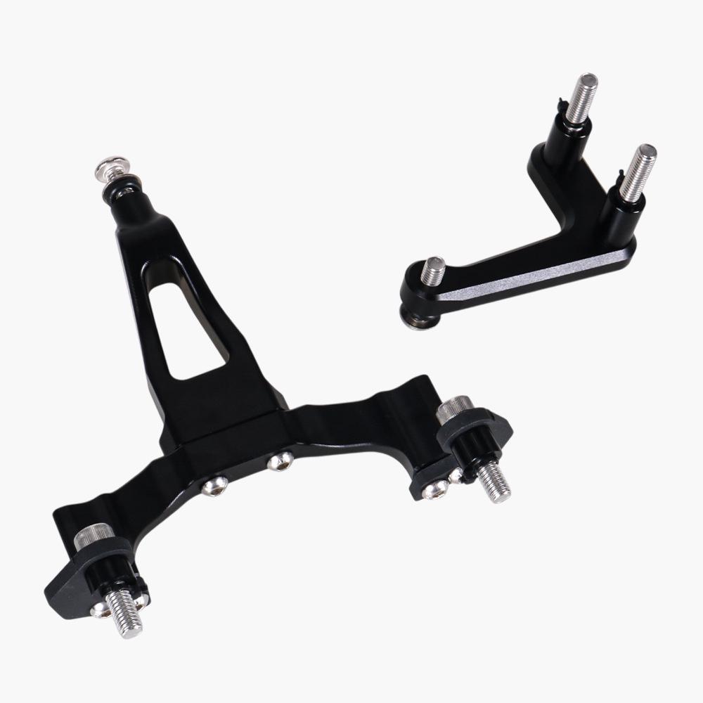 

Anti-Wobble Titanium Handlebar Riser & Steering Damper Base for Yamaha MT09 чёрный