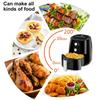 220V 5.5L Multifunction Air Fryer Oil free Health Fryer Cooker Smart Touch LCD Deep Airfryer Pizza Fryer 1500W