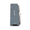Docooler 7 In 1 Type C Hub with USB3.0 Audio HD Port TF SD Card Slots Compatible with IPad Pro Type C Phone Tablet