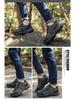 2024 Men's Waterproof Non-slip Hiking Shoes: All-Season Low-Cut Trekking Footwear