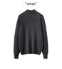 Women's Seamless Half-High Cashmere Sweater - Versatile, Comfortable, Fashionable Knitwear for Autumn & Winter.