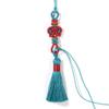 Double Heart Knot Pendant DIY Wearable Bead Jewelry Handmade Weaving Chinese Style Su Bag Hanging Phone Hanging