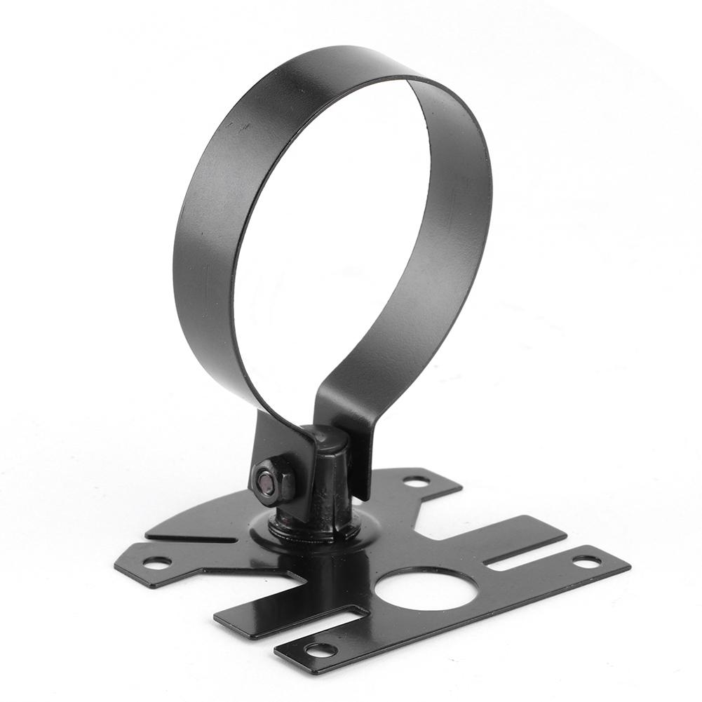 2in 52mm Single Hole Gauge Mount Bracket Iron Meter Holder Car Refitting Black