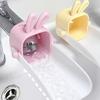 1/3pc Anti-Splash Faucet Extender with Rabbit Design Handwashing Assistant Tube for Kids Kitchen Bathroom Easy Faucet Reach Tool