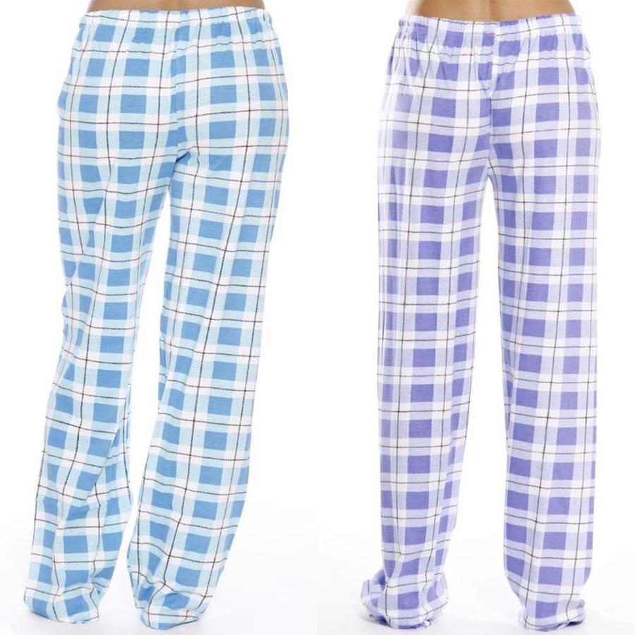 Spring/Autumn Women's Clothing Classic Plaid Home Leisure Long Pants Loose Women's Pants