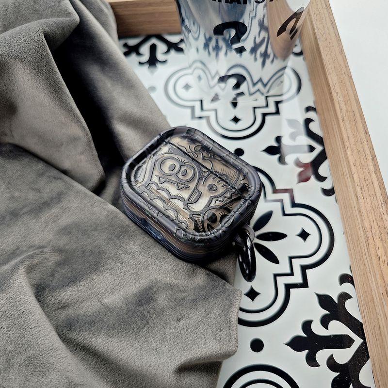 

Apple Wireless Bluetooth Headset Case Airpods4 Shatter-resistant Box 3 Generation Soft Case Trendy Personality Cute Women 5 Generation 1 Generation Airpods Pro Little graffiti monster