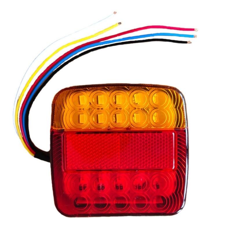 26LEDs Tail Light Trailer Truck Caravan-Taillight Turn Signal Indicator Number Plate Light Rear Reverse Brake Stop Lamp