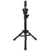 Mannequin Head Stand Adjustable Cosmetology Mannequin Training Tripod for Hairdressing Training