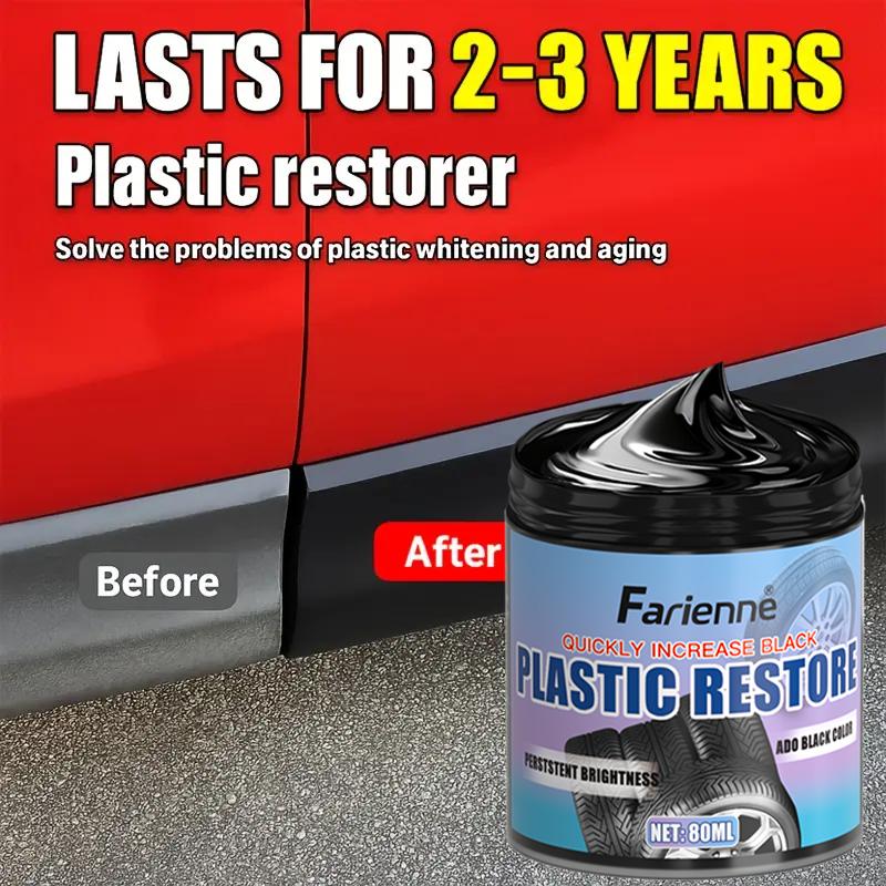 All-In-One Car Care Kit, Scratch Removal Wax, Nano Crystal Coating,Tire Shine,Plastic Repair,Dashboard Polish,Long-Lasting Gloss