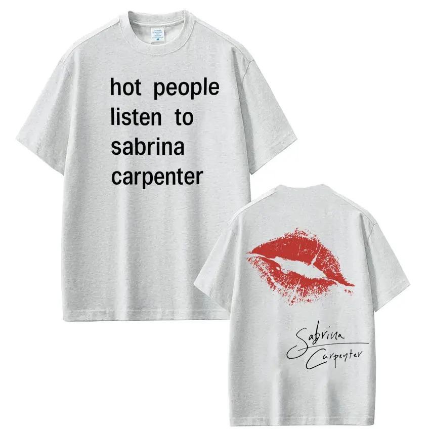 

Summer Cotton Casual T-Shirts Fan Gifts Tops Singer Sabrina Carpenter Tour 2026 Graphic T-shirt Unisex Women Harajuku T-shirts 4XL