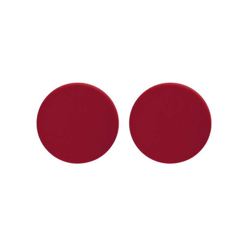 

Корейські ретро геометричні матові сережки-цвяшки - Барвистий мінімалістичний стиль