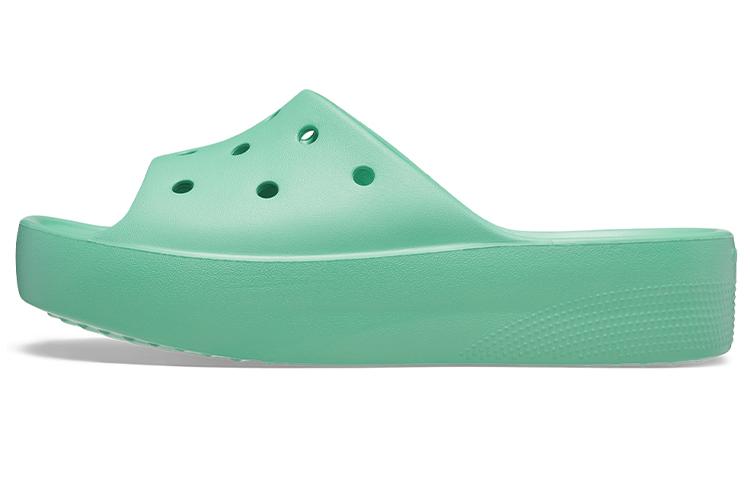 Crocs Classic Platform Sandals Green Women s 208180-3UG 36-37