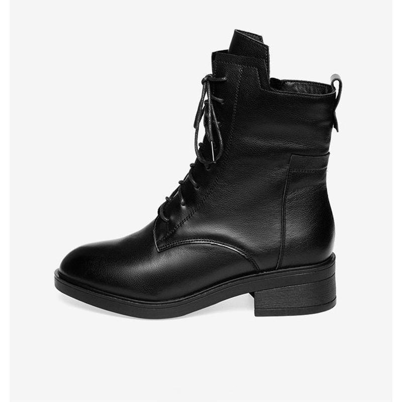 Classic Ankle Boots Spring Womens Shoes Low Heel Boots Women Winter Booties