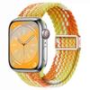 Compatible with Apple Watch S10, iWatch 11, Xiaomi 9, Huawei; Rainbow Nylon Magnetic Buckle Strap.