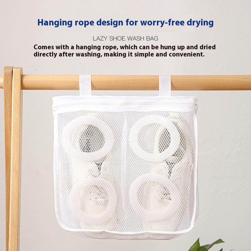 Waschmaschinen-Schuhtasche Anti-Verformung Schuhabdeckung Netztasche Schuhe Spezielle Waschbeutel