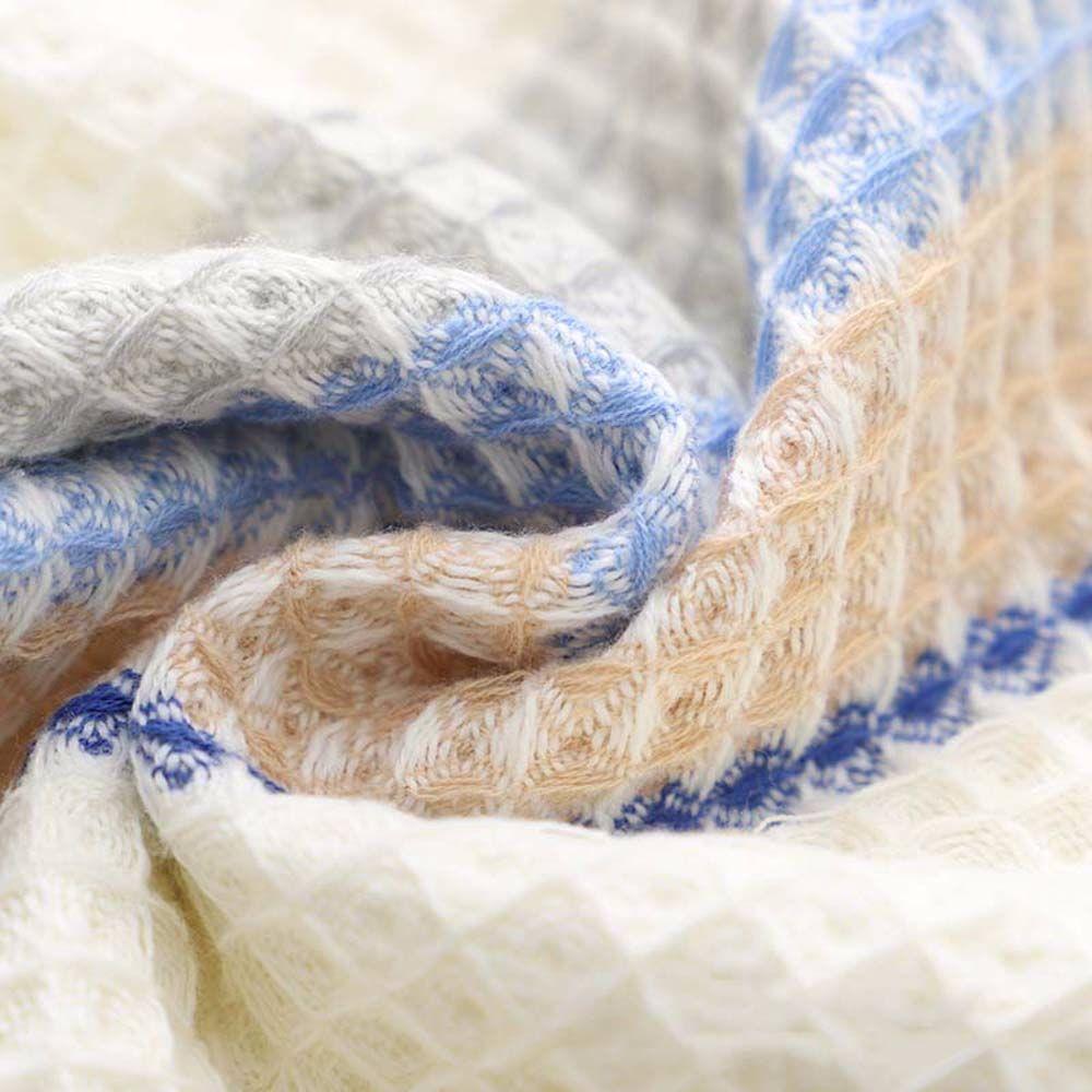 Waffle Dishtowel Hotel Household Cleaning Cloth Face Towel Hand Towel Washcloth Handkerchief