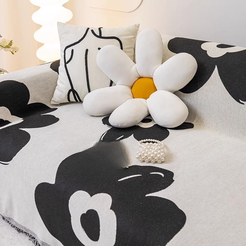 Chenille Sofa Cover Cloth Ins Style Full Cover Sofa Cover Four Seasons Universal Anti-Scratching Sofa Cover All Inclusive Cover Blanket