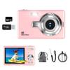 Digital Camera with 4K Video 50 32GB Micro SD AF Compact Large 16x Image Large Japanese Instruction Ideal for Students and School Trip Recording,