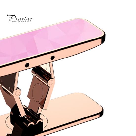 Suporte de telefone de alta durabilidade, autoadesivo, de metal, dobrável, adesivo para telefone, suporte para celular para dormitório