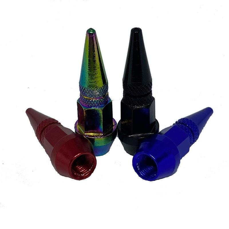 Car Motorcycle Bullet Wheel Tire Valve Caps Dustproof Valve Caps Cover Car Styling Auto Exterior Accessories Wholesale 10 Colors