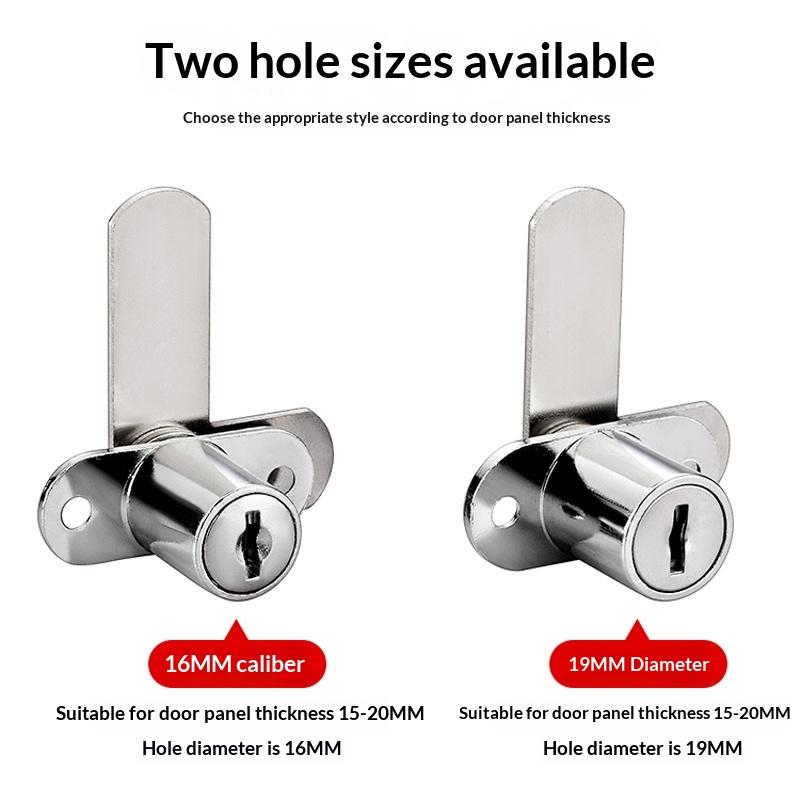 Zinc Alloy Drawer Lock Cabinet Cam Lock For Furniture Door Mailbox Desk Cupboard With Keys