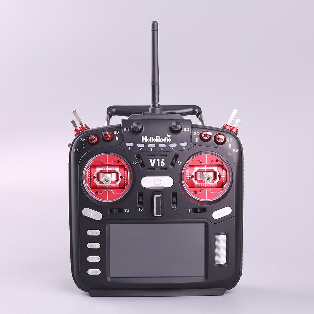 HelloRadio V16 MAX: Open Source Multi-Protocol Remote Control with Metal Joystick and High-Frequency EdgeTX for Drones