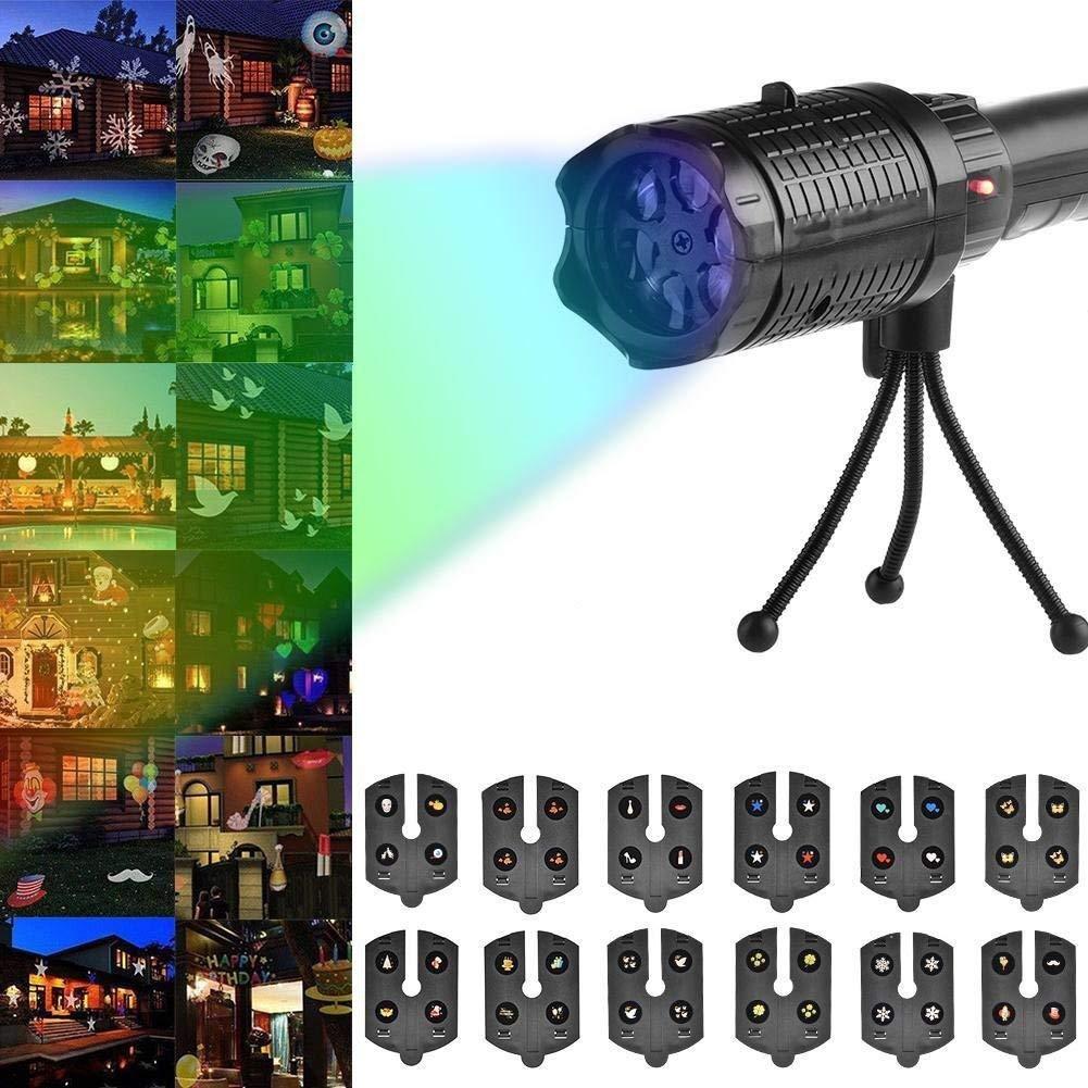 Christmas Projector Lights, Led Projection Light With 12 Pattern