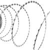 VidaXL NATO Barbed Wire Roll Helical Galvanized Steel 60 M