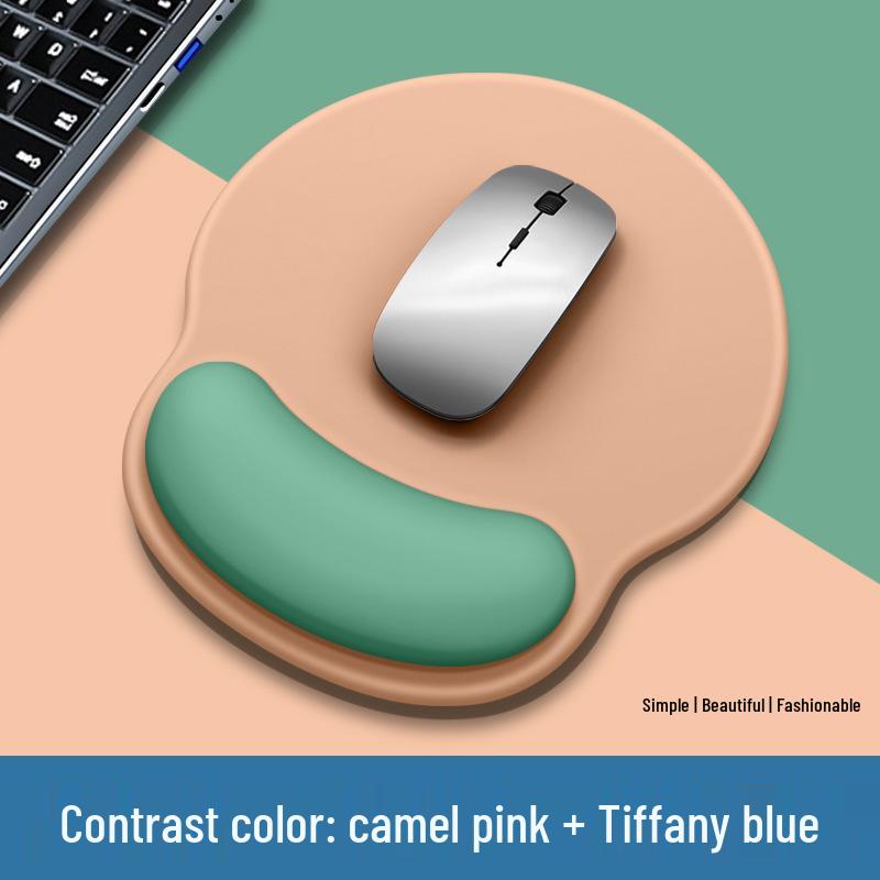Gradient Silicone Wrist Rest Mouse Pad: Non-Slip, Ergonomic Support for Men & Women, Office Desktop Use