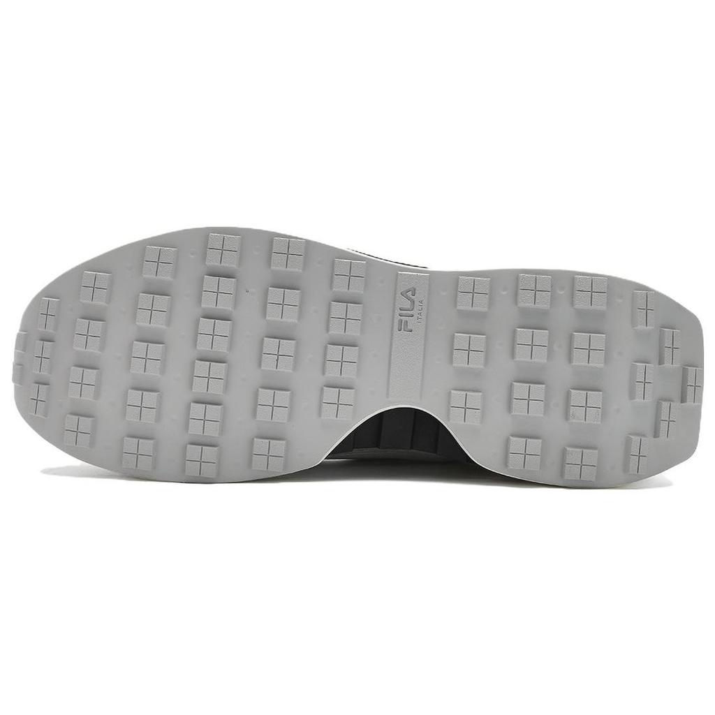 FILA KM Fashion Sports Synthetic Leather Shock Absorbing Low Top Casual Running Shoes Men sneaker Gray Brown F12M341119FSV