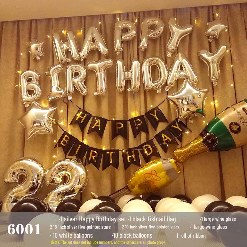 Set de baloane pentru ziua de naștere pentru adulți și copii - Decorațiuni cu desene animate