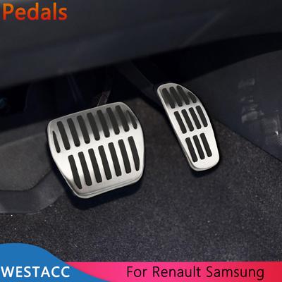 Πεντάλ αυτοκινήτου για Renault Captur Koleos Kadjar Duster Scenic Espace για Samung QM6 2016- Κάλυμμα πεντάλ στηρίγματος φρένων αερίου
