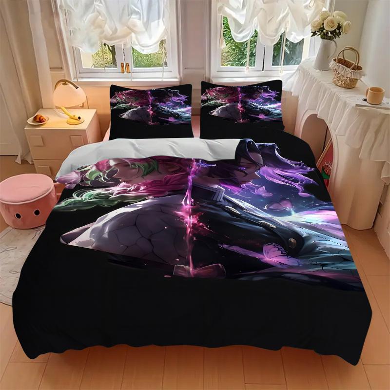 3pcs Butterfly Fantasy Home Decor Bedding Set-Universal Three-Piece Suit for Bedroom, Guest Room, Living Room, Hotel | Perfect Gift for Fans
