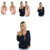 Fall Fashion Deep V Batwing Sleeve Knit Tshirt For Office Wear Women