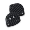 2 Buttons Carbon Fiber Silicone Rubber Fob Case Car Remote Key Keychain Cover For Suzuki SX4 Swift Vitara Key Accessories