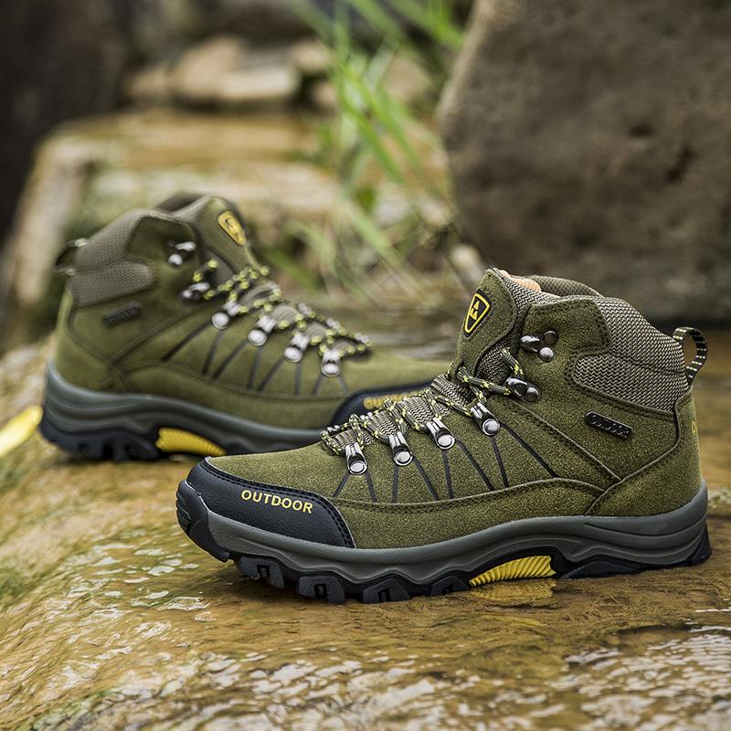 Waterproof Men Hiking Shoes Outdoor Trekking Shoes For Men Ankle Hiking Boots